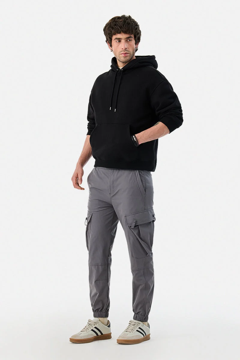 SNITCH Grey 5 Pocket Stretch Cargo Joggers for Men | Best Price UAE